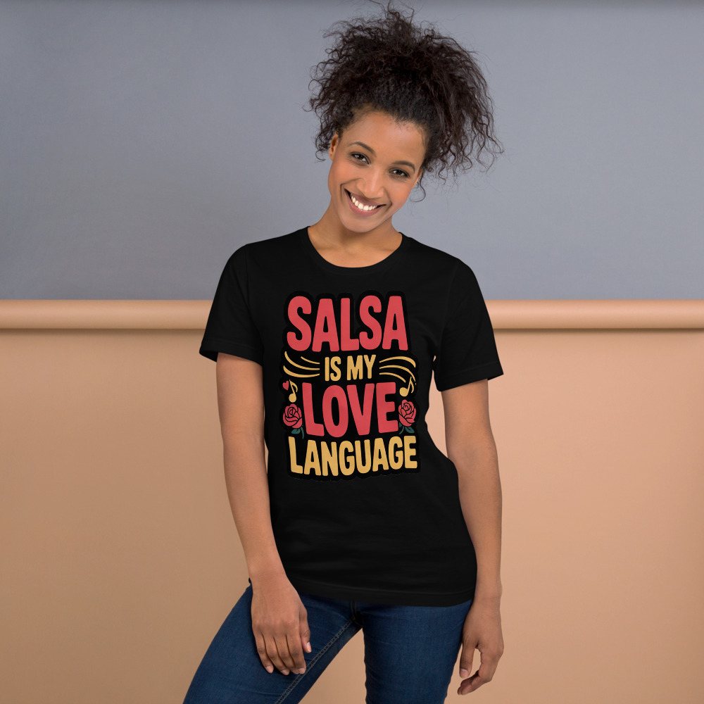 Tranquilo Salsa Love Language Tee Front
