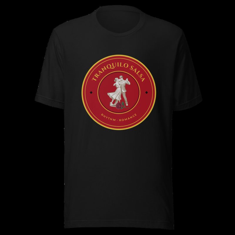 Tranquilo Salsa Masked Dancer Crest Tee Black