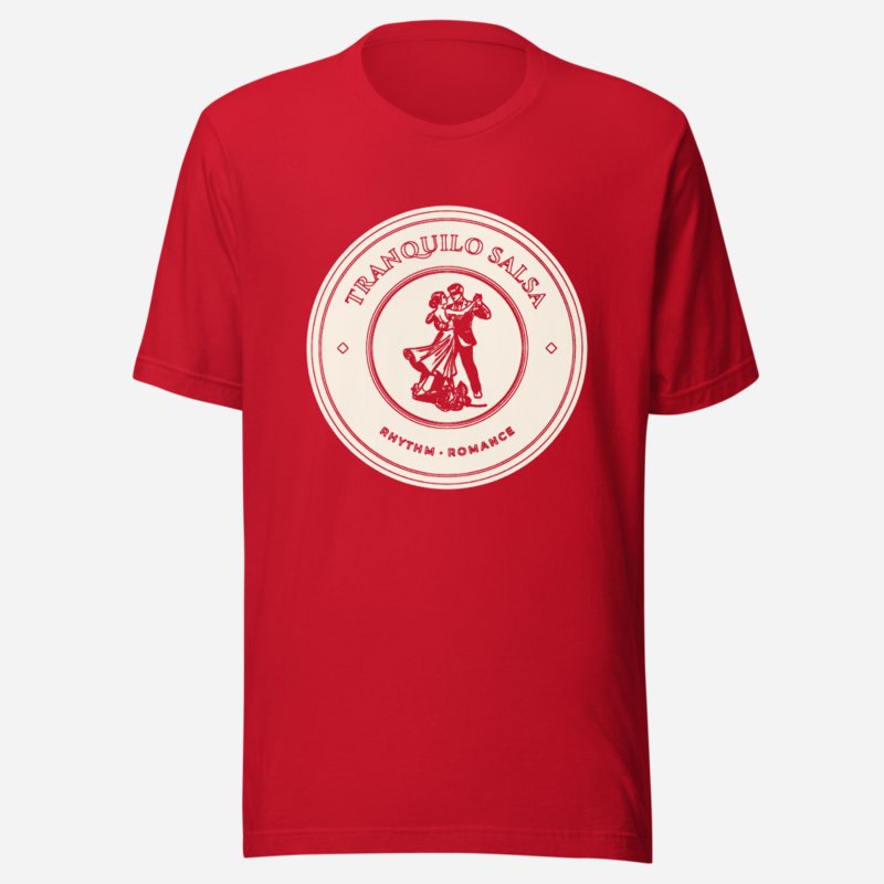 Salsa Tranquila Masked Dancer Crest Tee Red