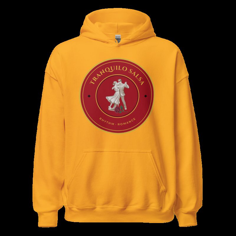 Tranquilo Salsa Masked Dancer Crest Hoodie Gold