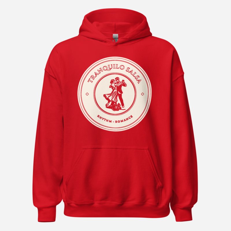Salsa Tranquila Masked Dancer Crest Hoodie Red