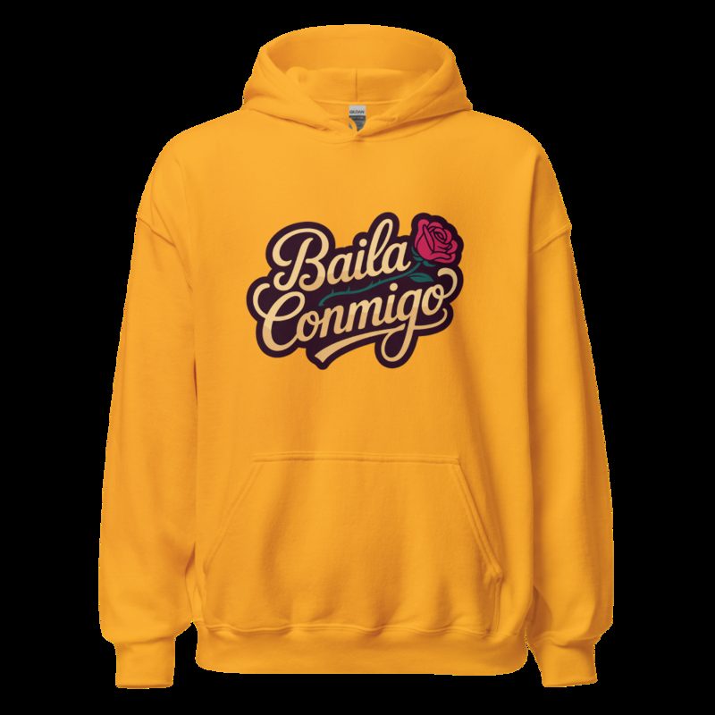 Tranquilo Salsa Baila Conmigo Hoodie Gold