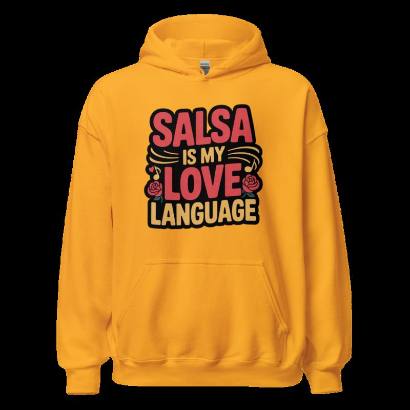 Tranquilo Salsa Love Language Hoodie Gold