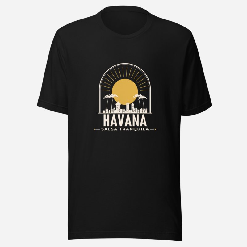 Salsa Tranquila Havana Skyline Tee Black