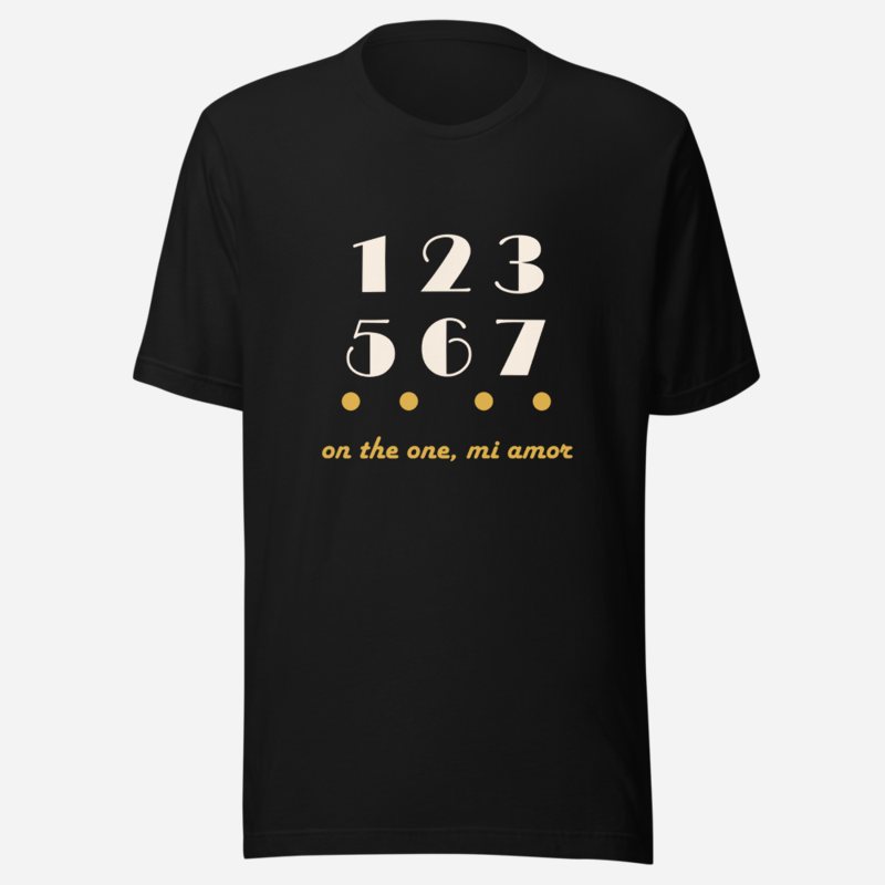 Salsa Tranquila On The One Tee in Black