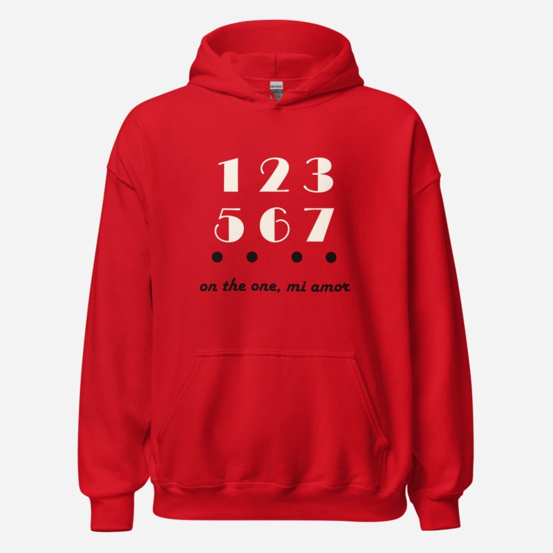 Salsa Tranquila On The One Hoodie in Red