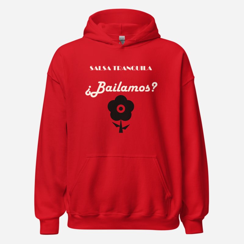 Salsa Tranquila Bailamos Rose Hoodie in Red