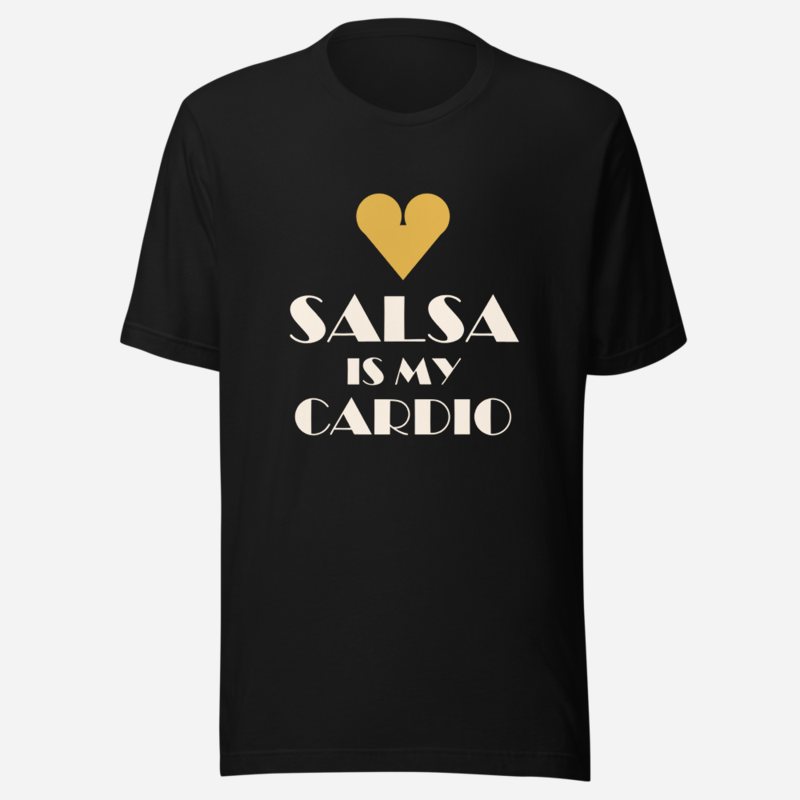 Salsa Tranquila Salsa Is My Cardio Tee in Black