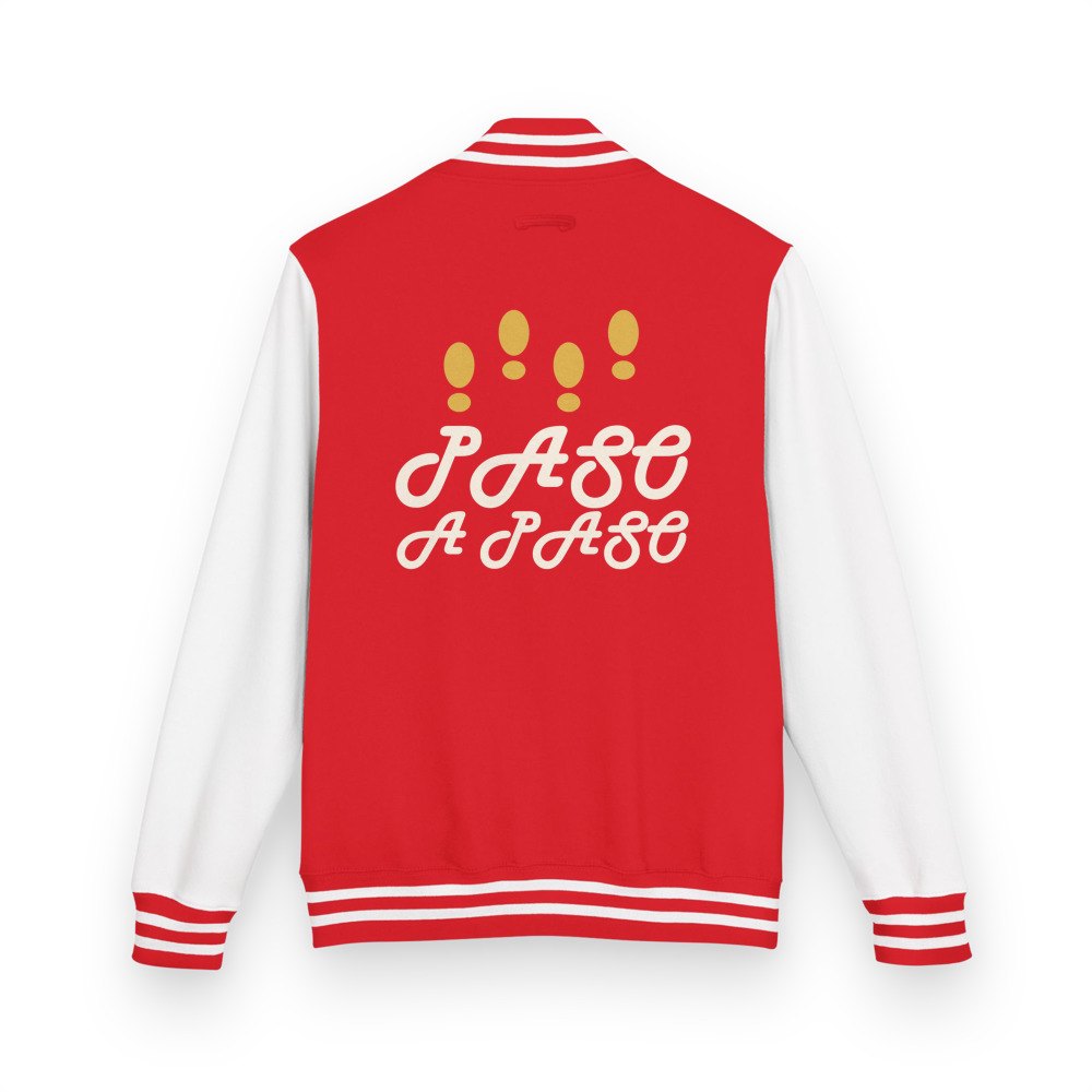 Salsa Tranquila Paso A Paso Varsity Jacket Fire Red/Arctic White
