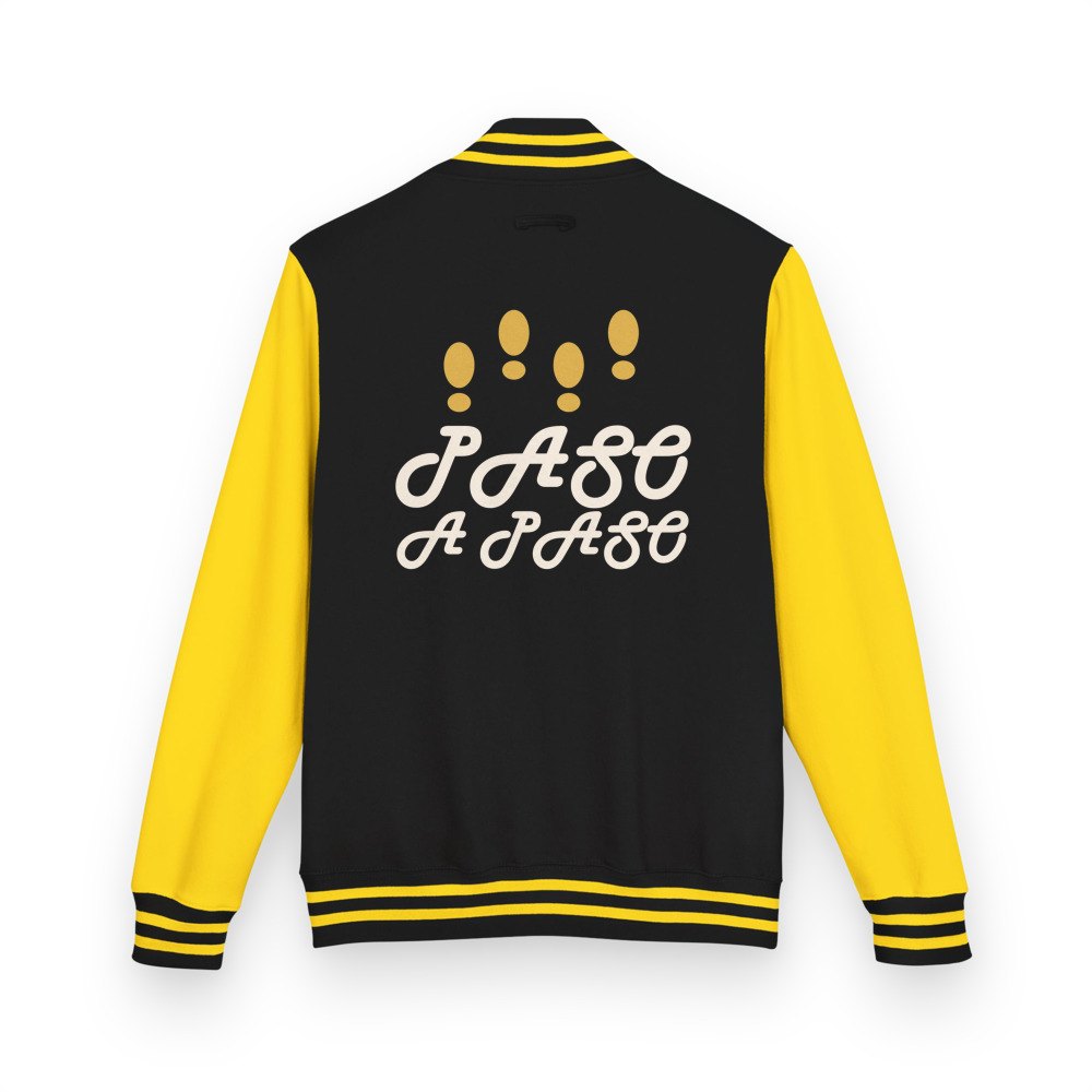 Salsa Tranquila Paso A Paso Varsity Jacket Jet Black/Sun Yellow