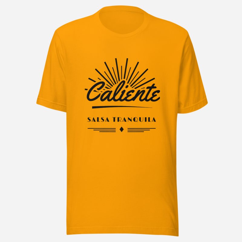 Salsa Tranquila Caliente Tee Gold
