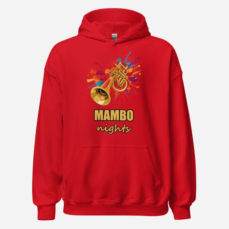 Salsa Tranquila Mambo Nights Trumpet Hoodie Red