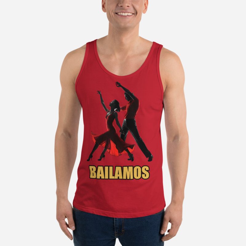 Salsa Tranquila Bailamos Dancers Tank Red