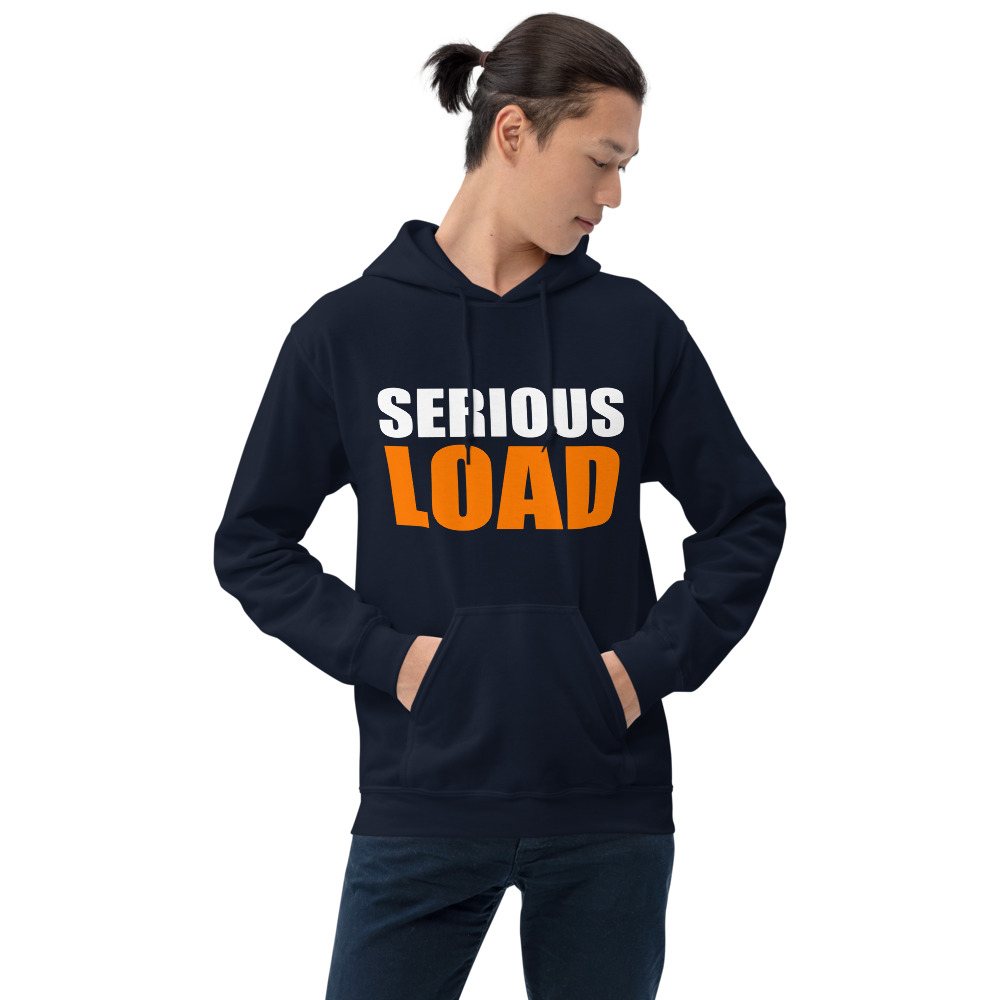 Serious Load Stacked Hoodie Front