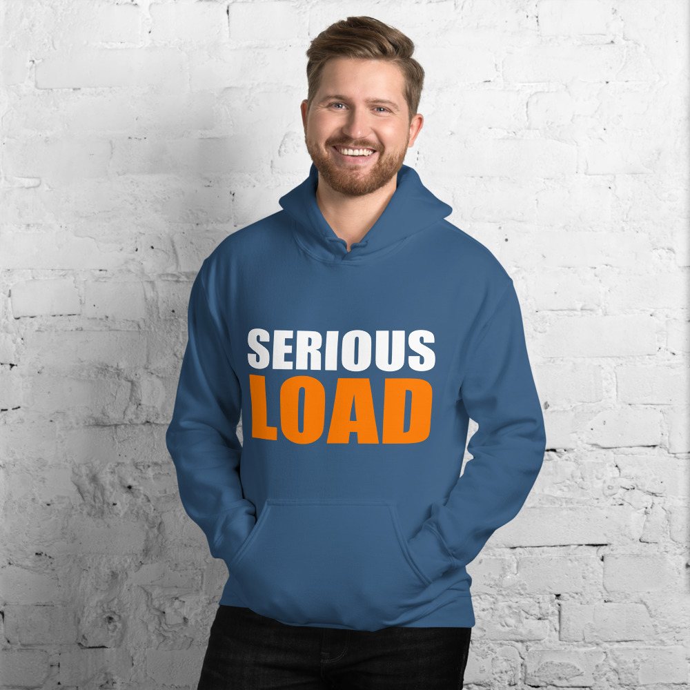 Serious Load Stacked Hoodie Front