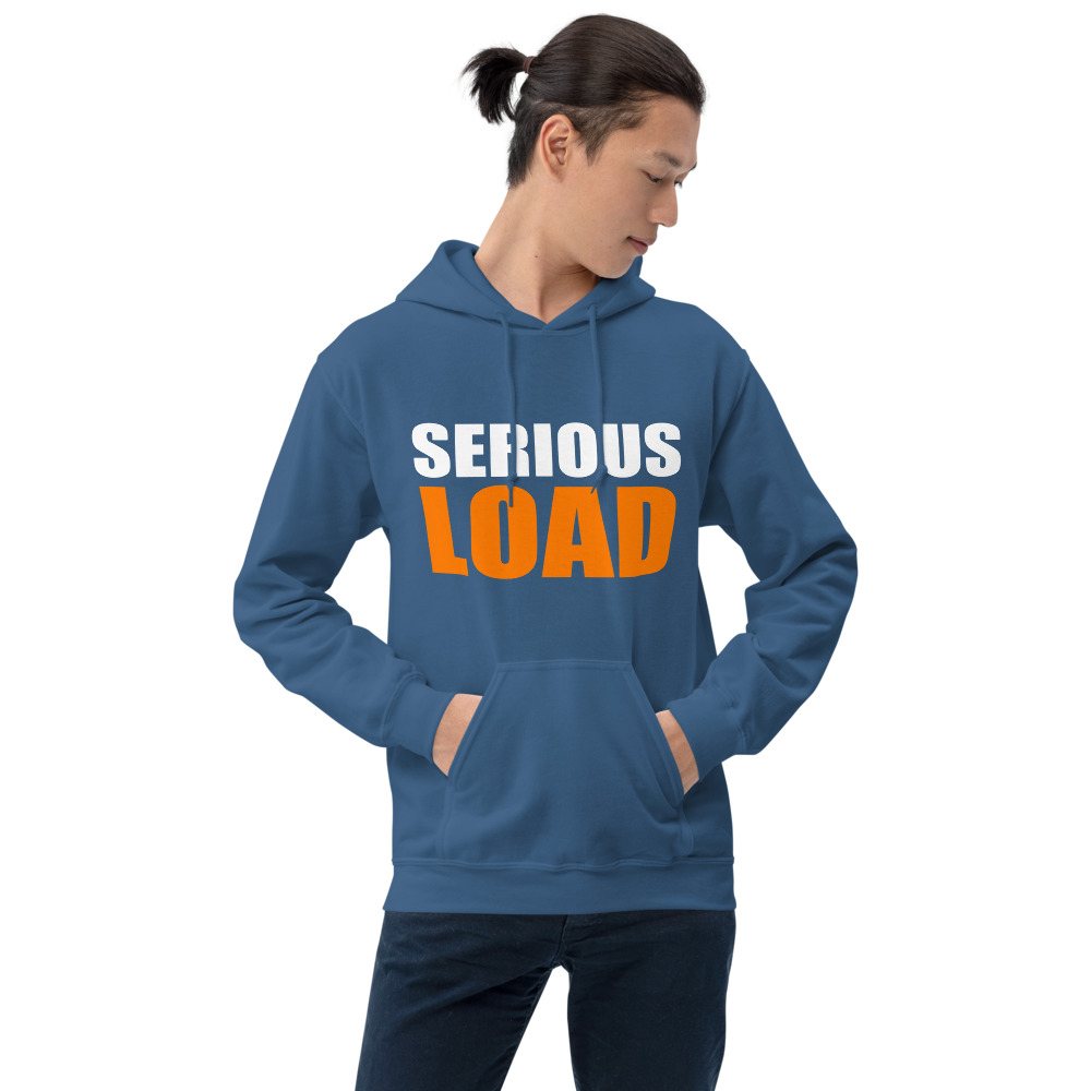 Serious Load Stacked Hoodie Front