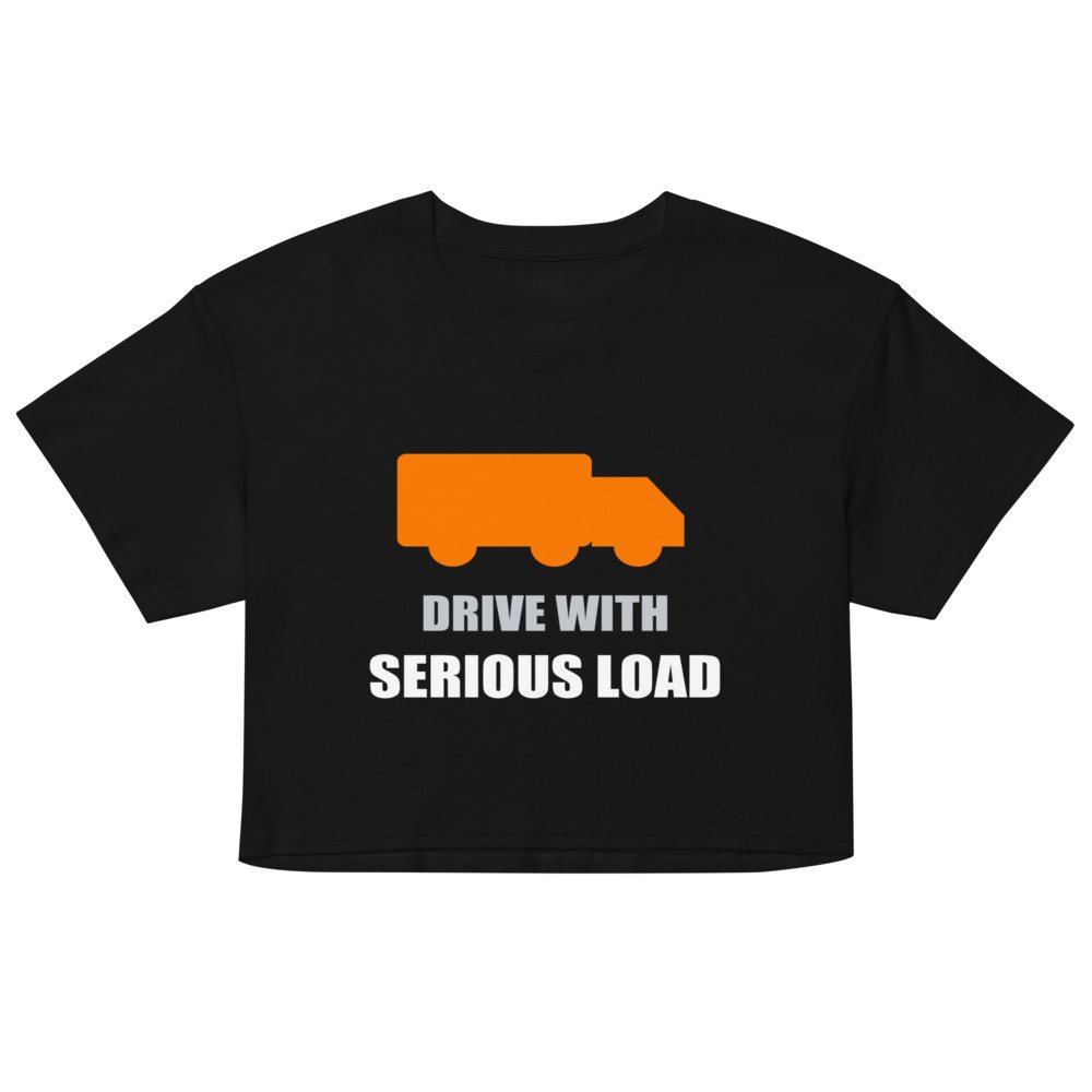 Serious Load Drive With Crop Top in Black