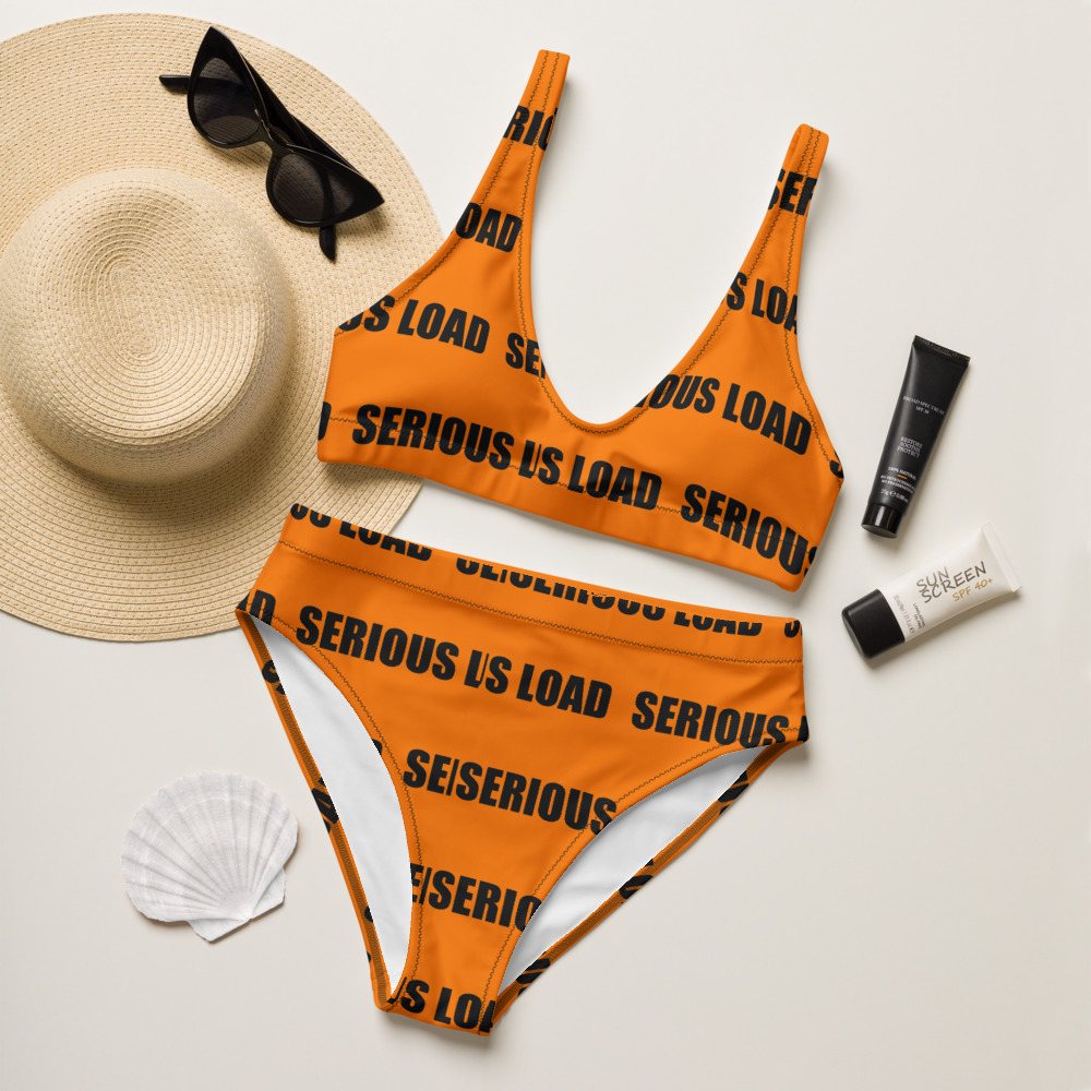 Serious Load Wordmark Bikini in White
