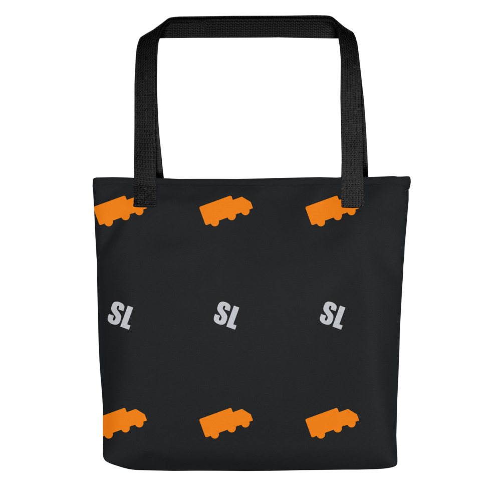 Serious Load Trucks Tote Bag in Black