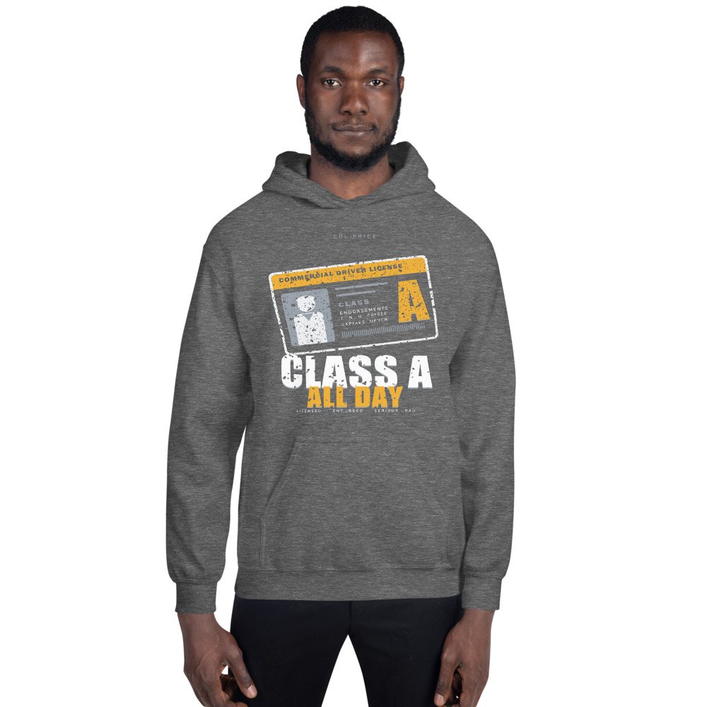 Serious Load Class A All Day Freight Hoodie Front