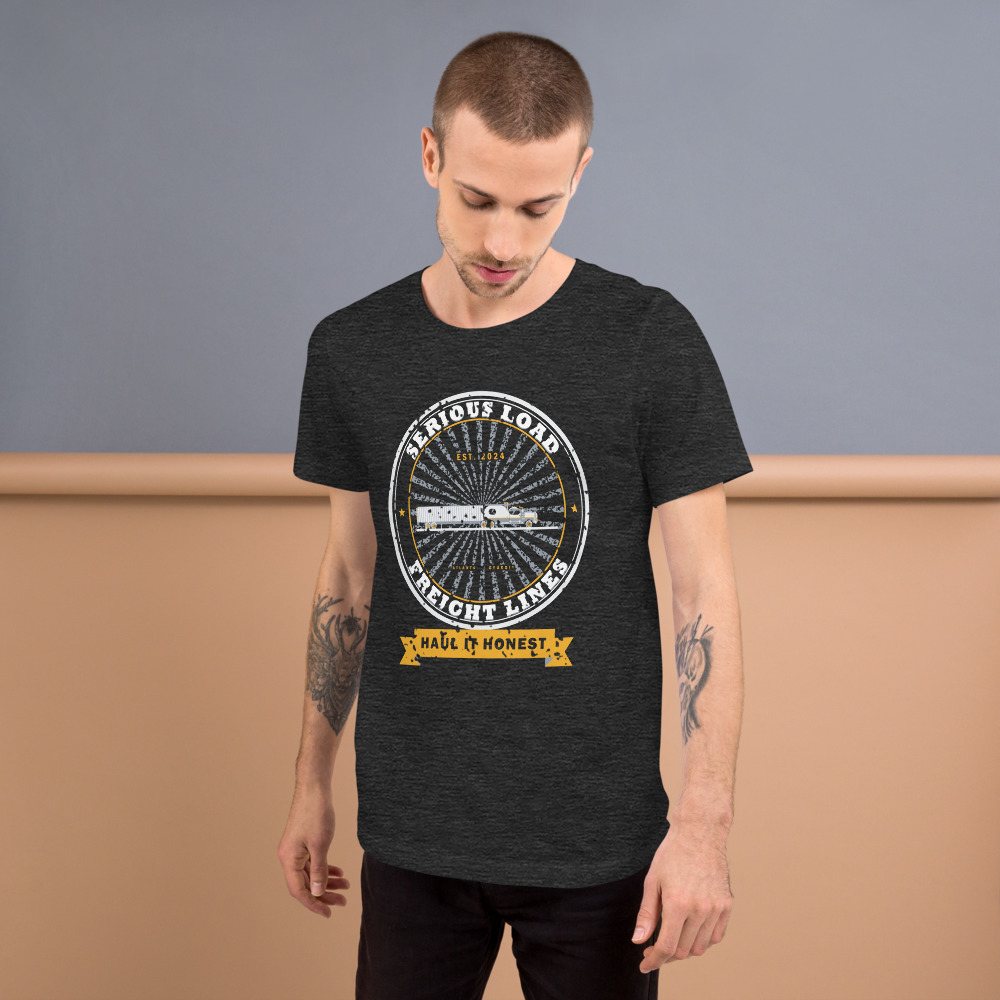 Serious Load Freight Lines Badge Freight Tee Front