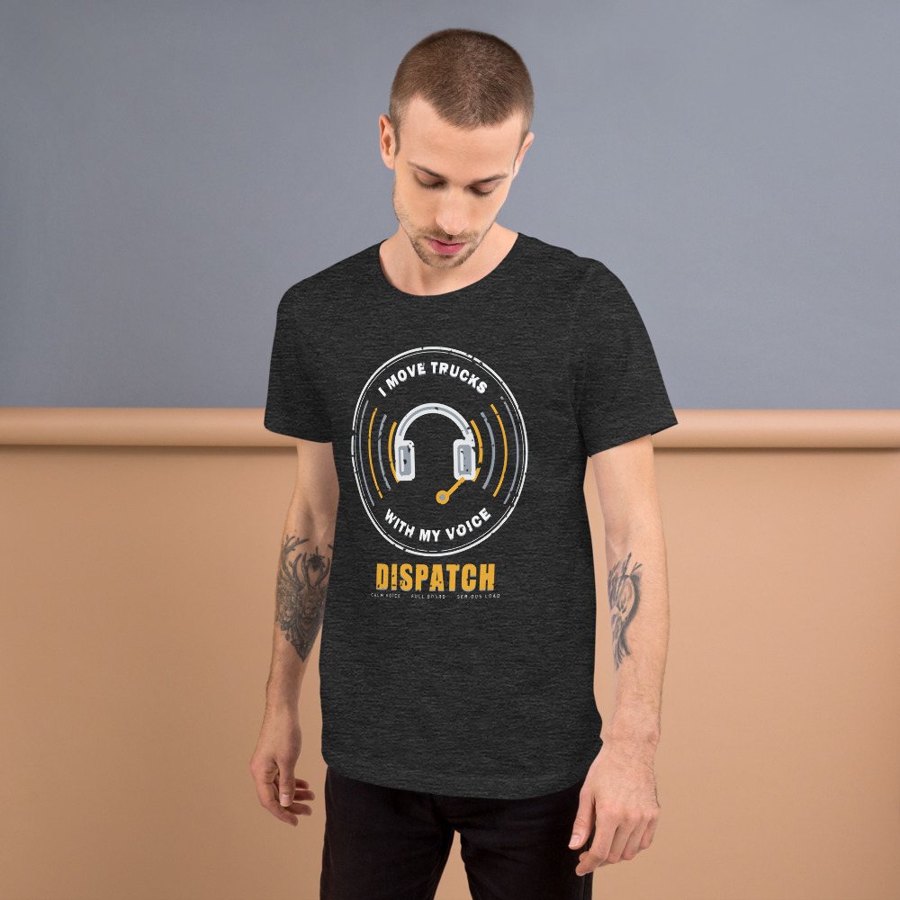 Serious Load I Move Trucks With My Voice Freight Tee Front