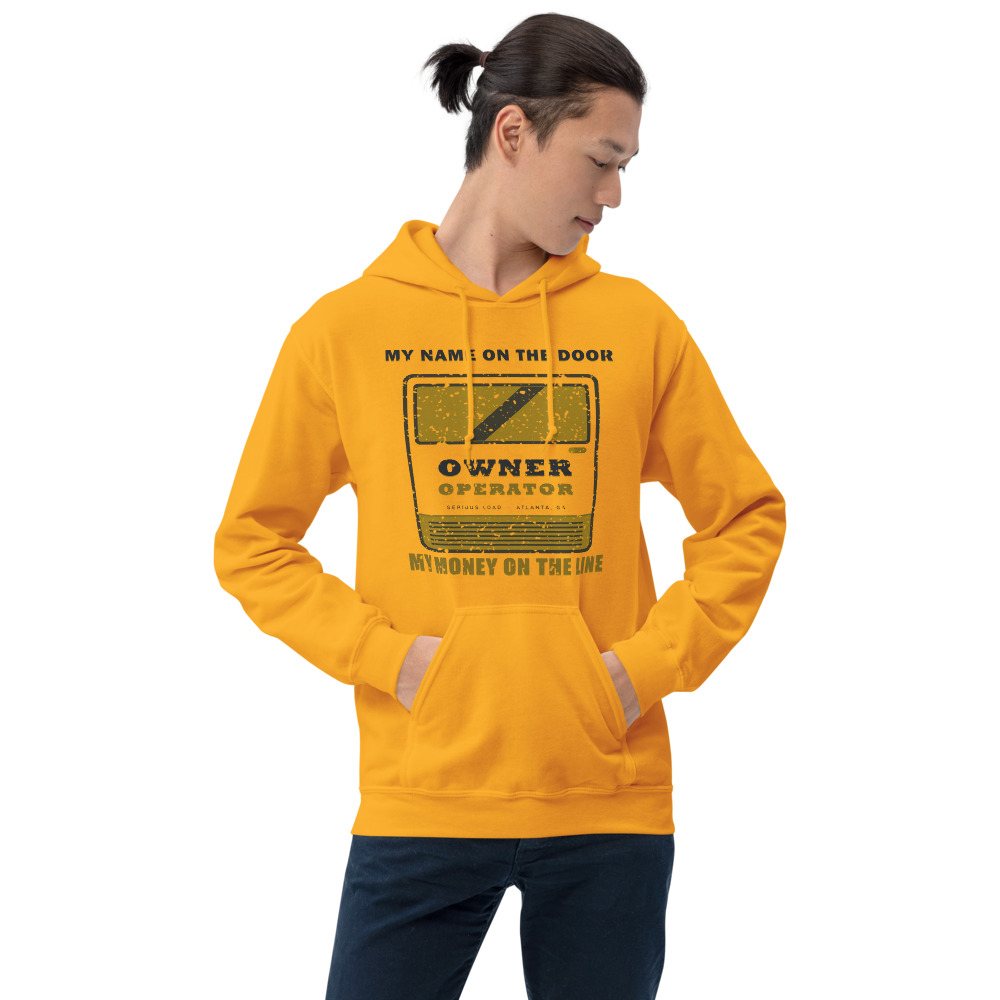 Serious Load My Name On The Door Freight Hoodie Front