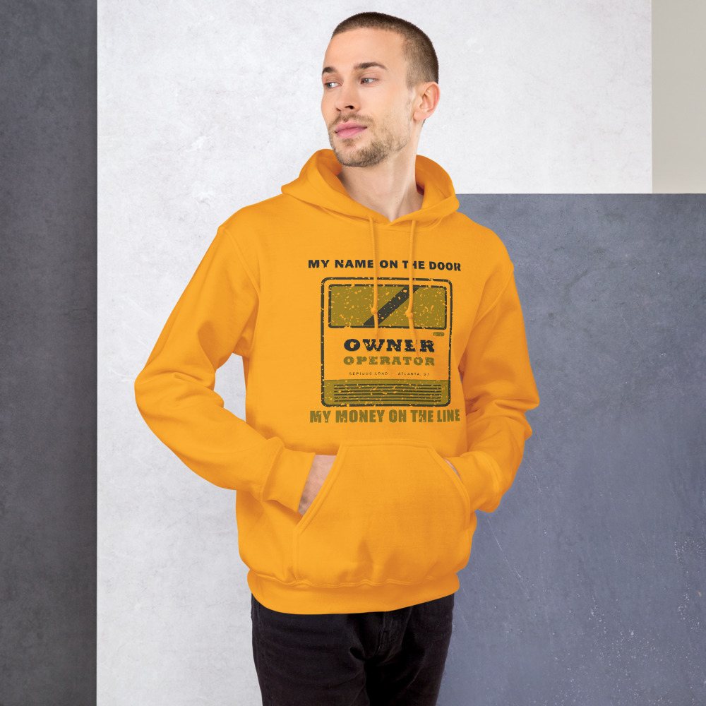 Serious Load My Name On The Door Freight Hoodie Front