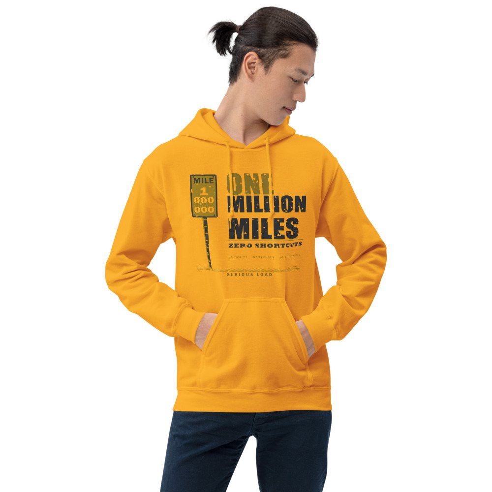 Serious Load One Million Miles Freight Hoodie Front