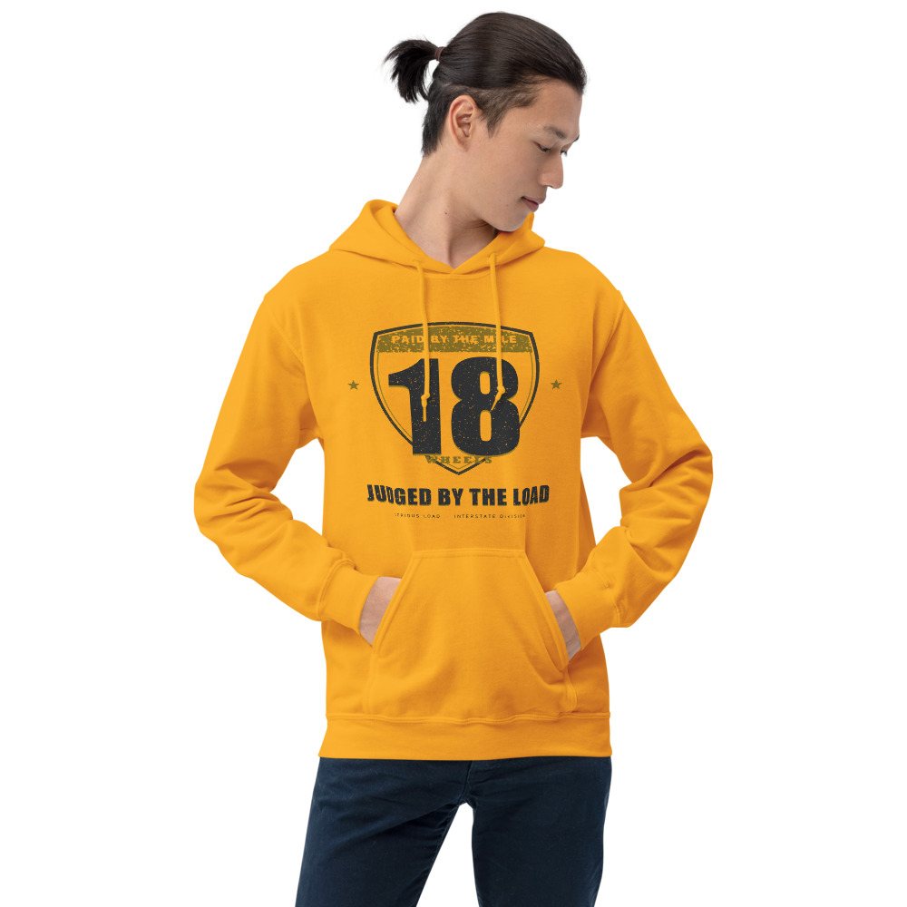 Serious Load Paid By The Mile Freight Hoodie Front