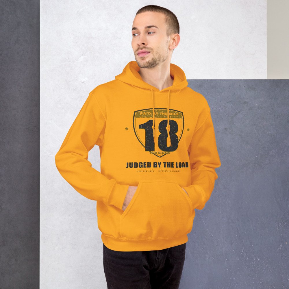 Serious Load Paid By The Mile Freight Hoodie Front