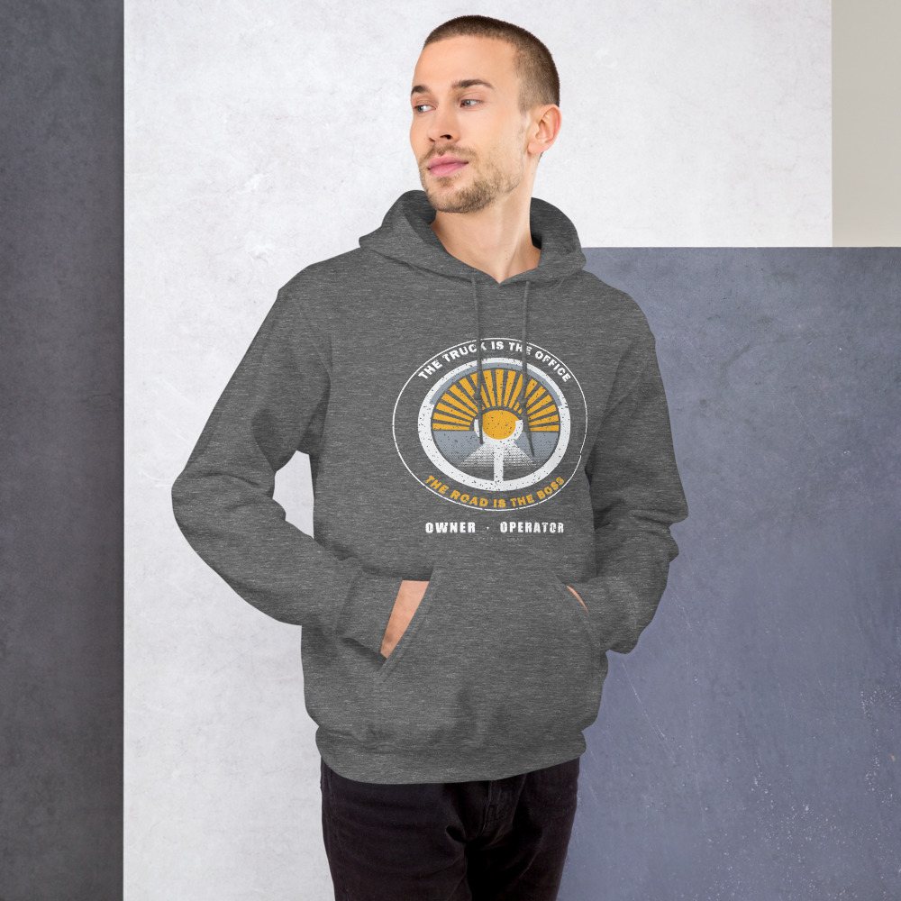 Serious Load Truck Is The Office Freight Hoodie Front