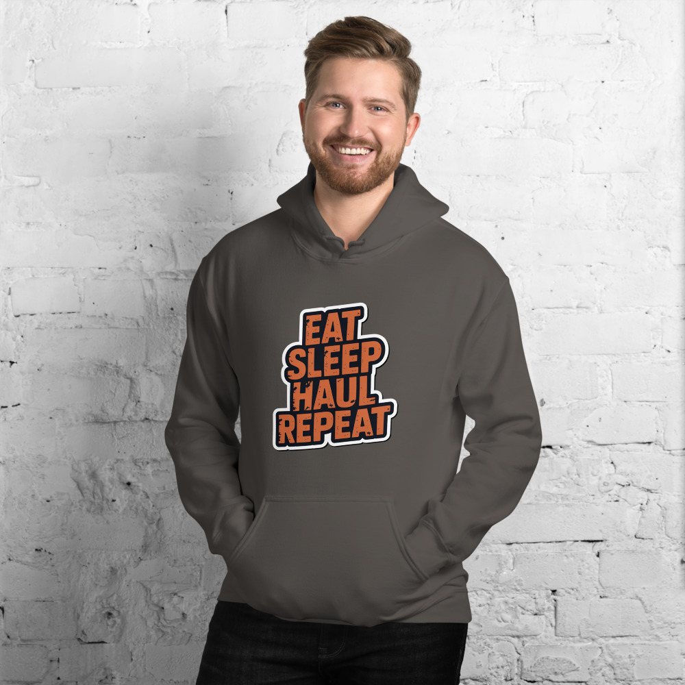 Serious Load Eat Sleep Haul Repeat Hoodie