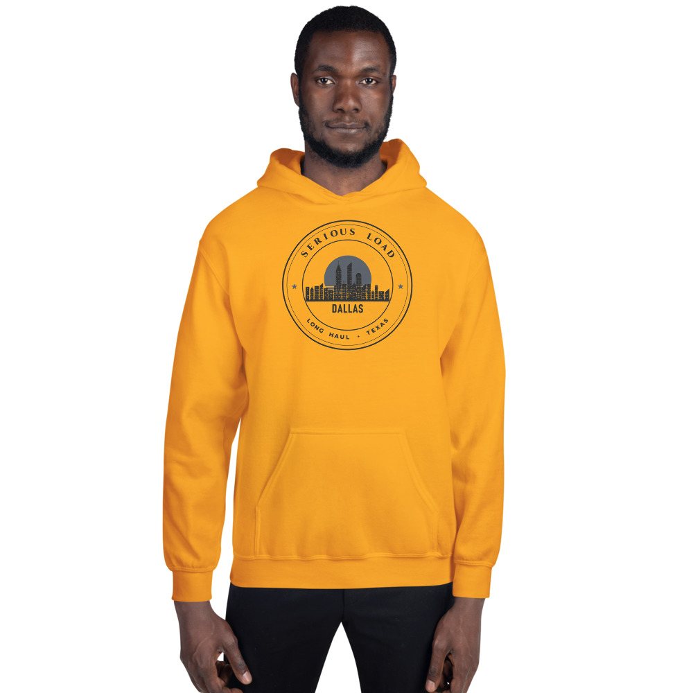 Serious Load Dallas Crest Hoodie in Gold