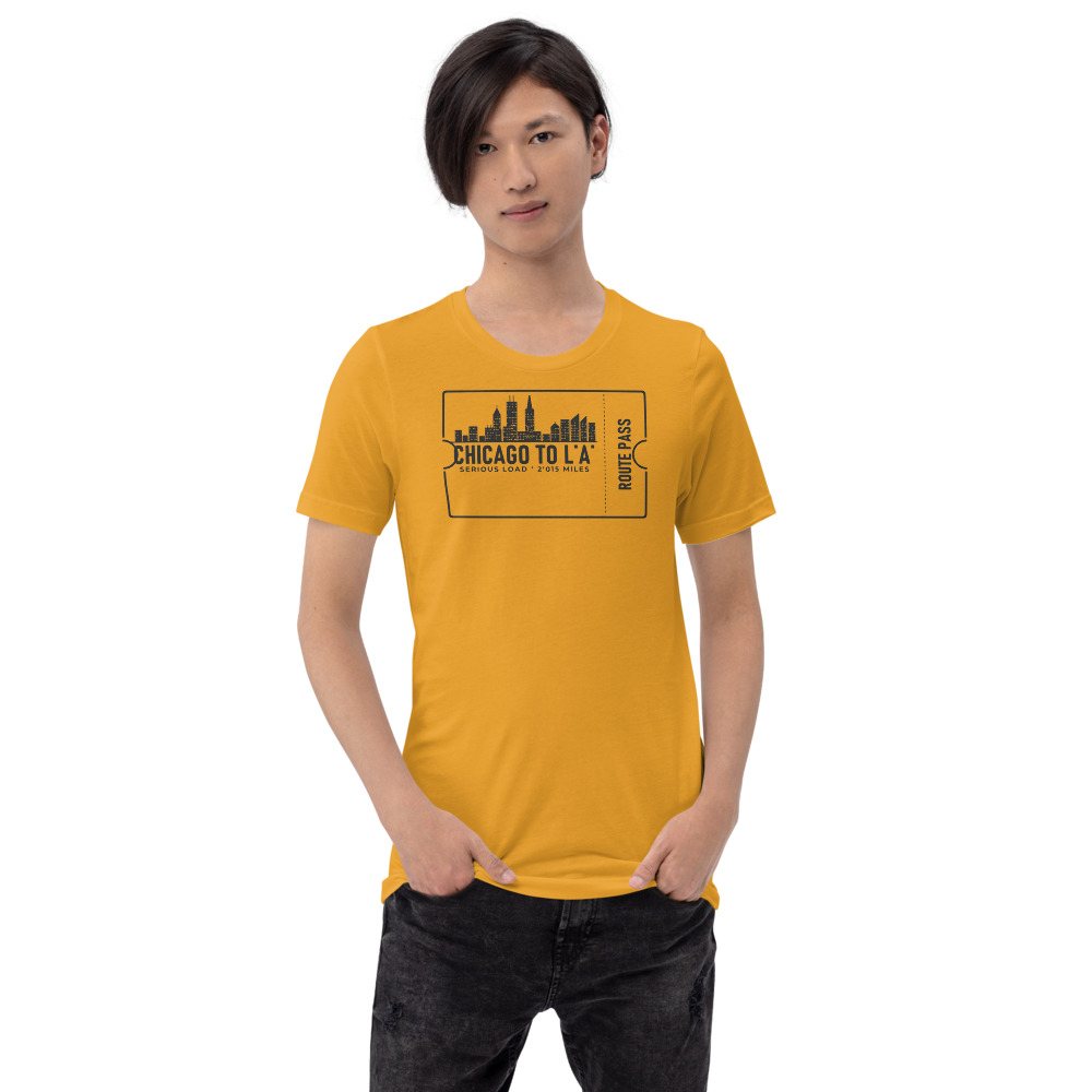 Serious Load Route Pass Ticket Tee Front