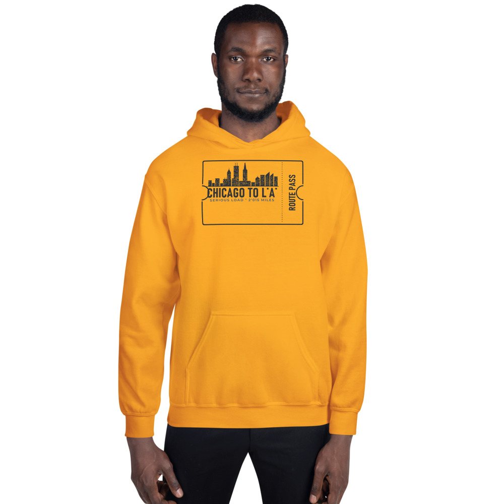 Serious Load Route Pass Ticket Hoodie Front