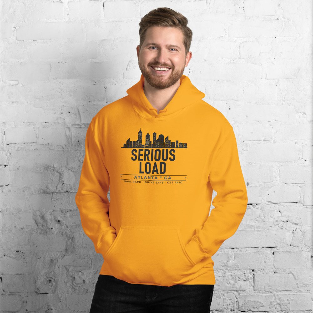 Serious Load Atlanta Hauler Badge Hoodie in Gold