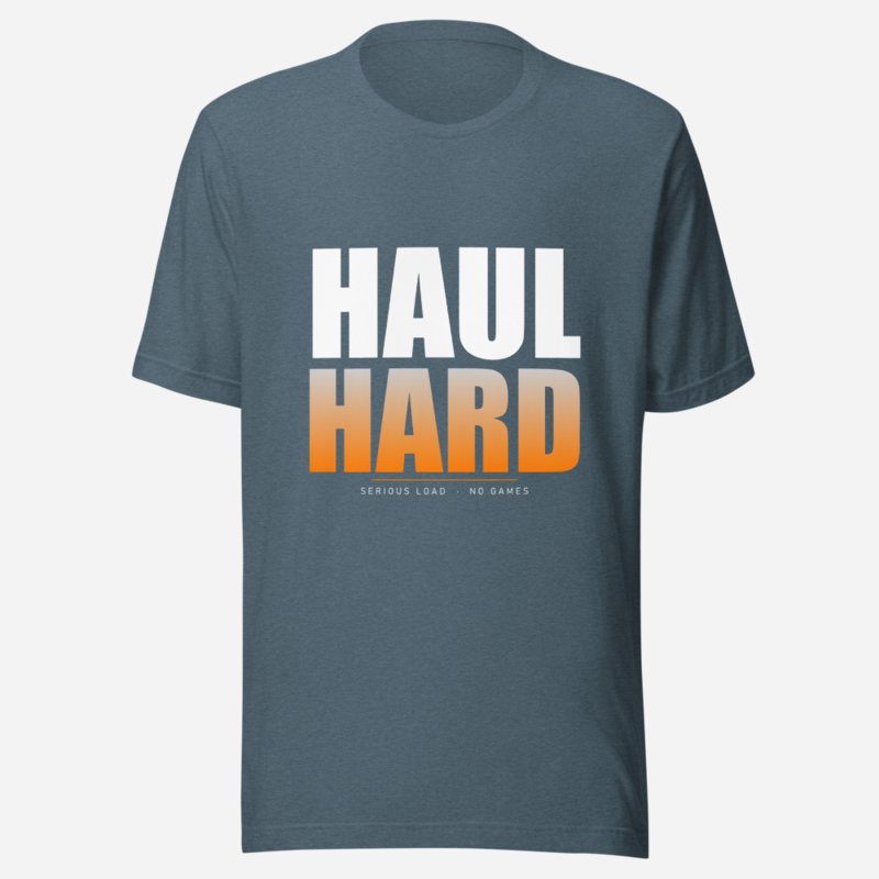 Serious Load Haul Hard Tee in Heather Slate