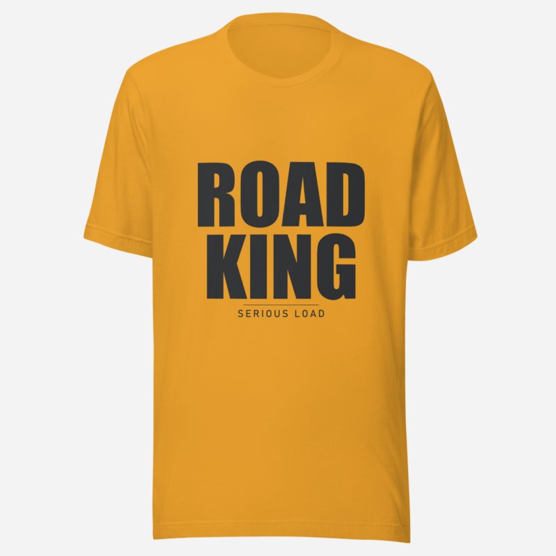 Serious Load Road King Tee in Mustard