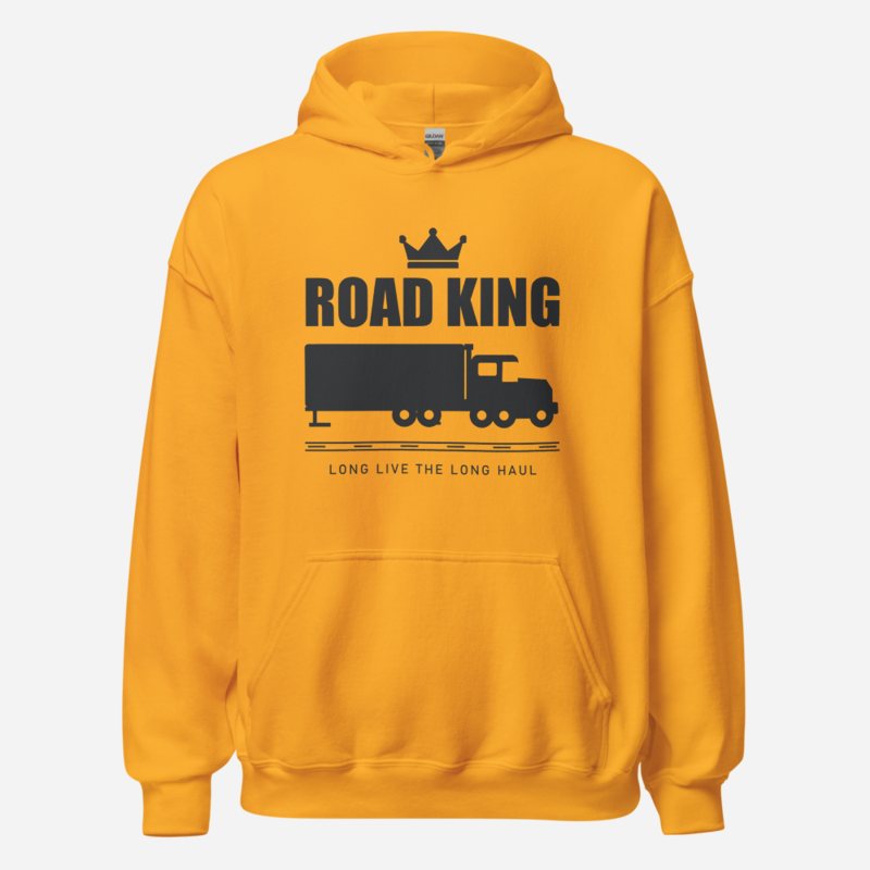 Serious Load Road King Crown Road Hoodie in Gold