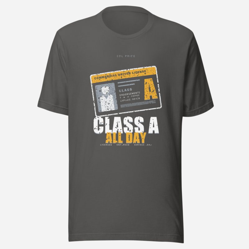 Serious Load Class A All Day Freight Tee Asphalt