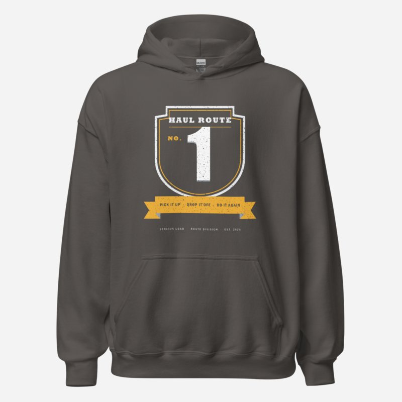Serious Load Haul Route No 1 Freight Hoodie
