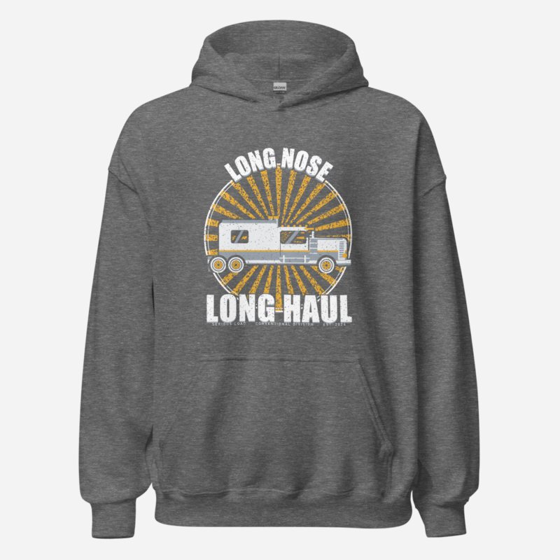 Serious Load Long Nose Long Haul Freight Hoodie