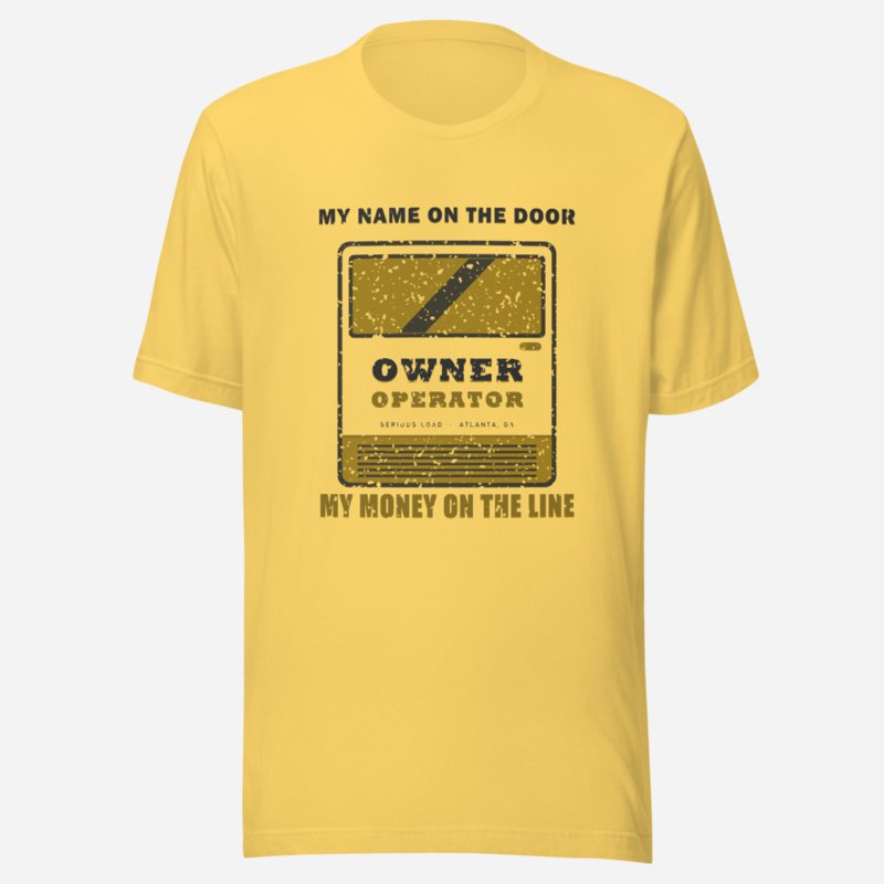 Serious Load My Name On The Door Freight Tee