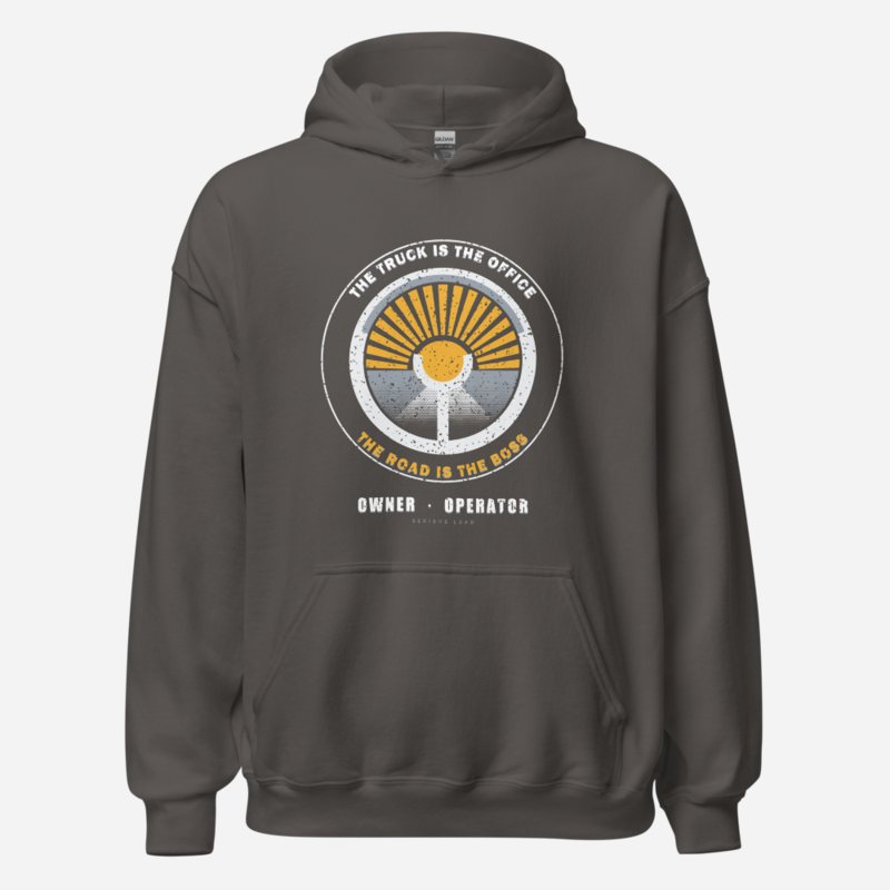 Serious Load Truck Is The Office Freight Hoodie Charcoal