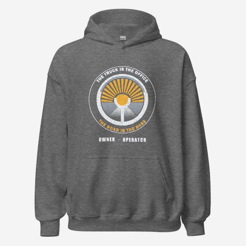 Serious Load Truck Is The Office Freight Hoodie Graphite Heather