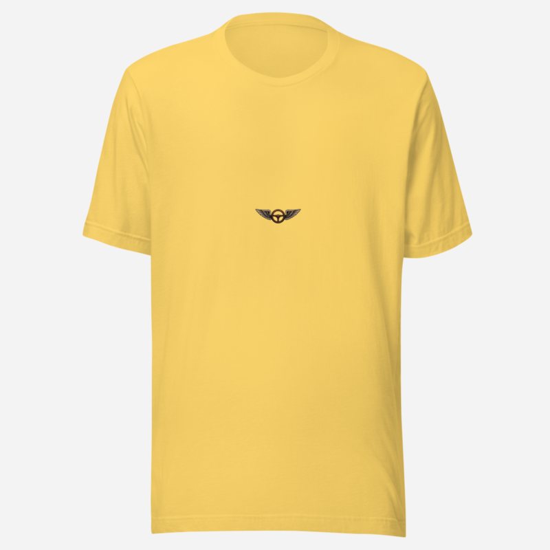 Serious Load Winged Wheel Icon Tee Yellow