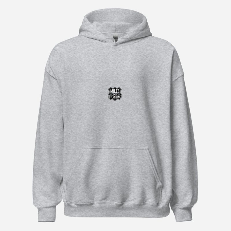 Serious Load Miles Over Everything Hoodie Sport Grey