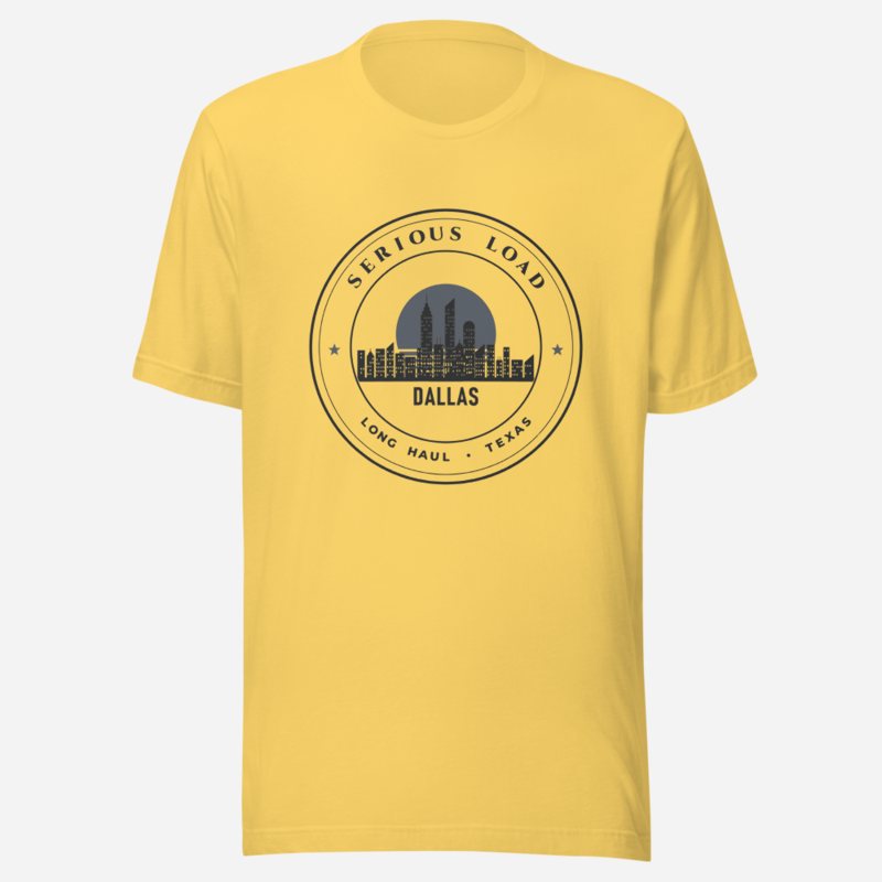 Serious Load Dallas Crest Tee Yellow