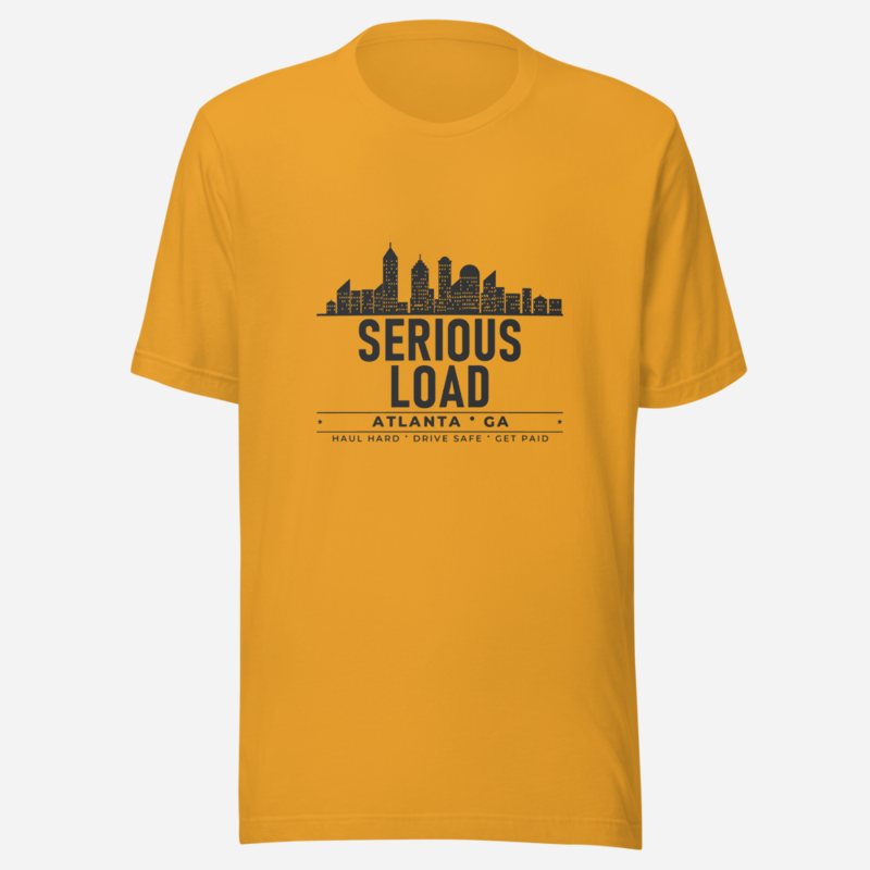 Serious Load Atlanta Hauler Badge Tee Mustard